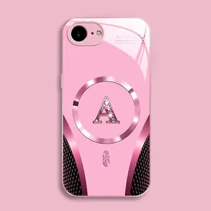 Suitable for [iPhone 16e] high-end MagSafe phone case，Luxury Magnetic Case Shockproof Protective Cover Choose from all 26 letters with Magsafe Support 952