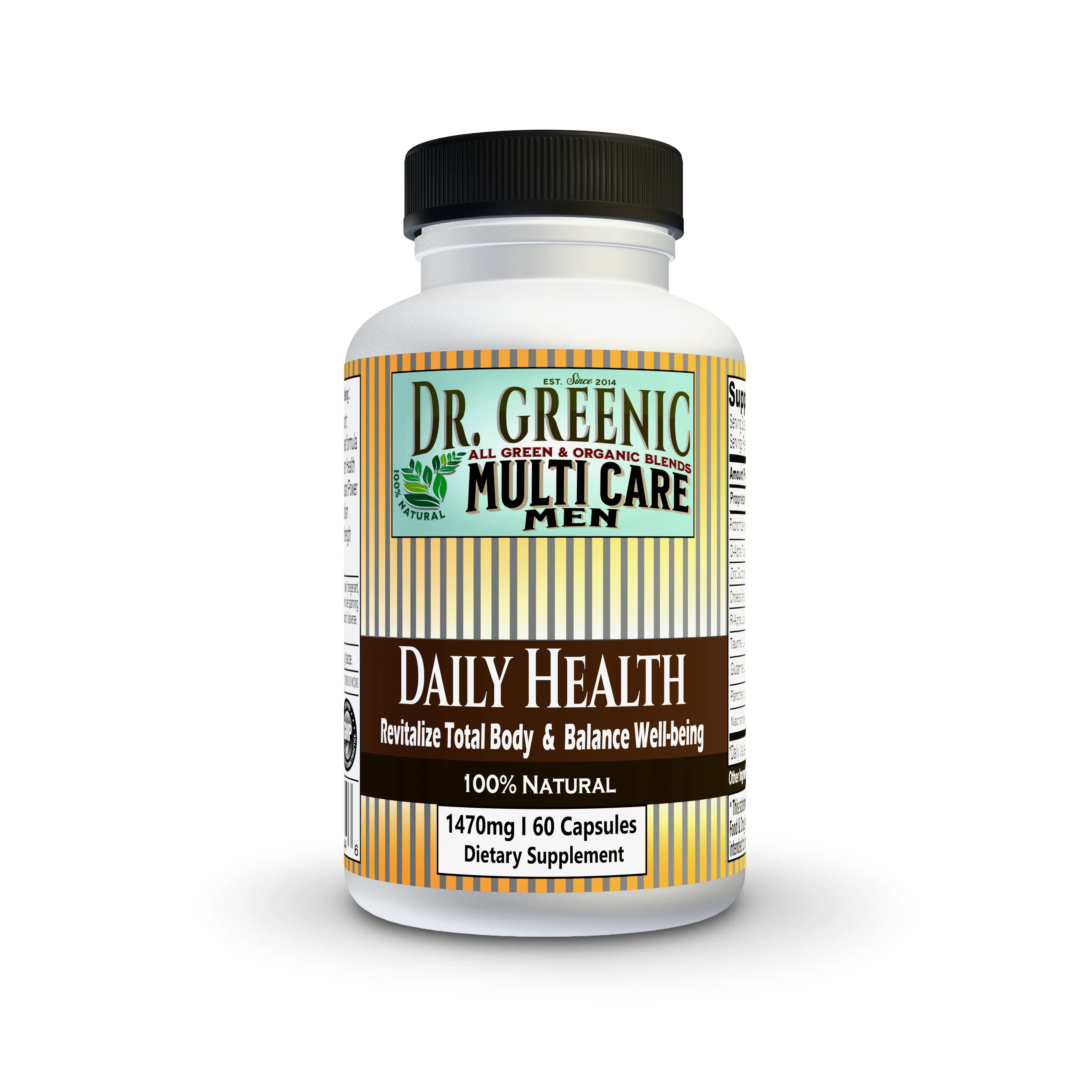 Dr. Greenic  Multivitamin Men 1450Mg 60 Capsules