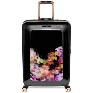 Ted baker Women's Hardside Checked-Medium 4-Wheel Medium Luggage