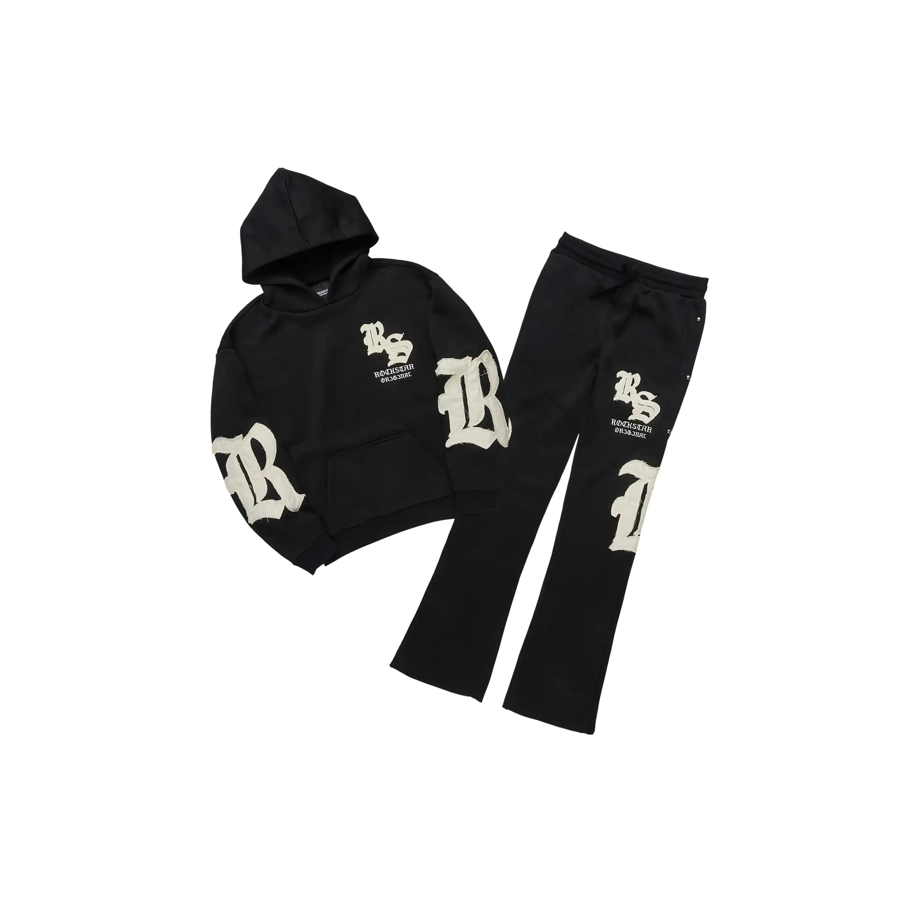 Boys Shire Black/White Stacked Track Set