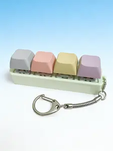 Keyboard Stress Relief Toy Keychain Pendant, Car Key Decoration Accessory, Detachable Key Ring Gift, Perfect Gift, Christmas Halloween Birthday Present