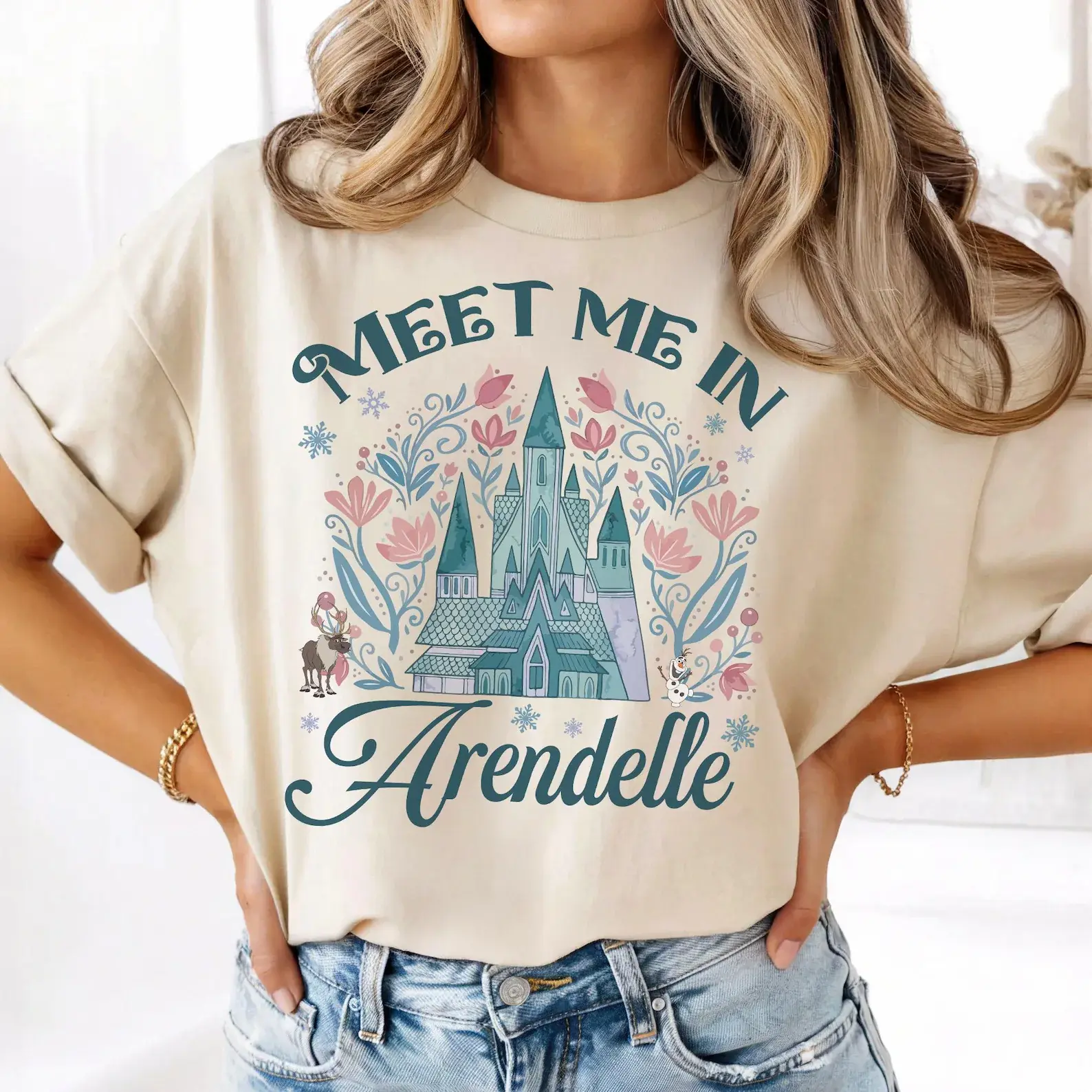 Meet Me In Arendelle Castle Shirt, Frozen WDW Shirts, Princess WDW Birthday T-shirts