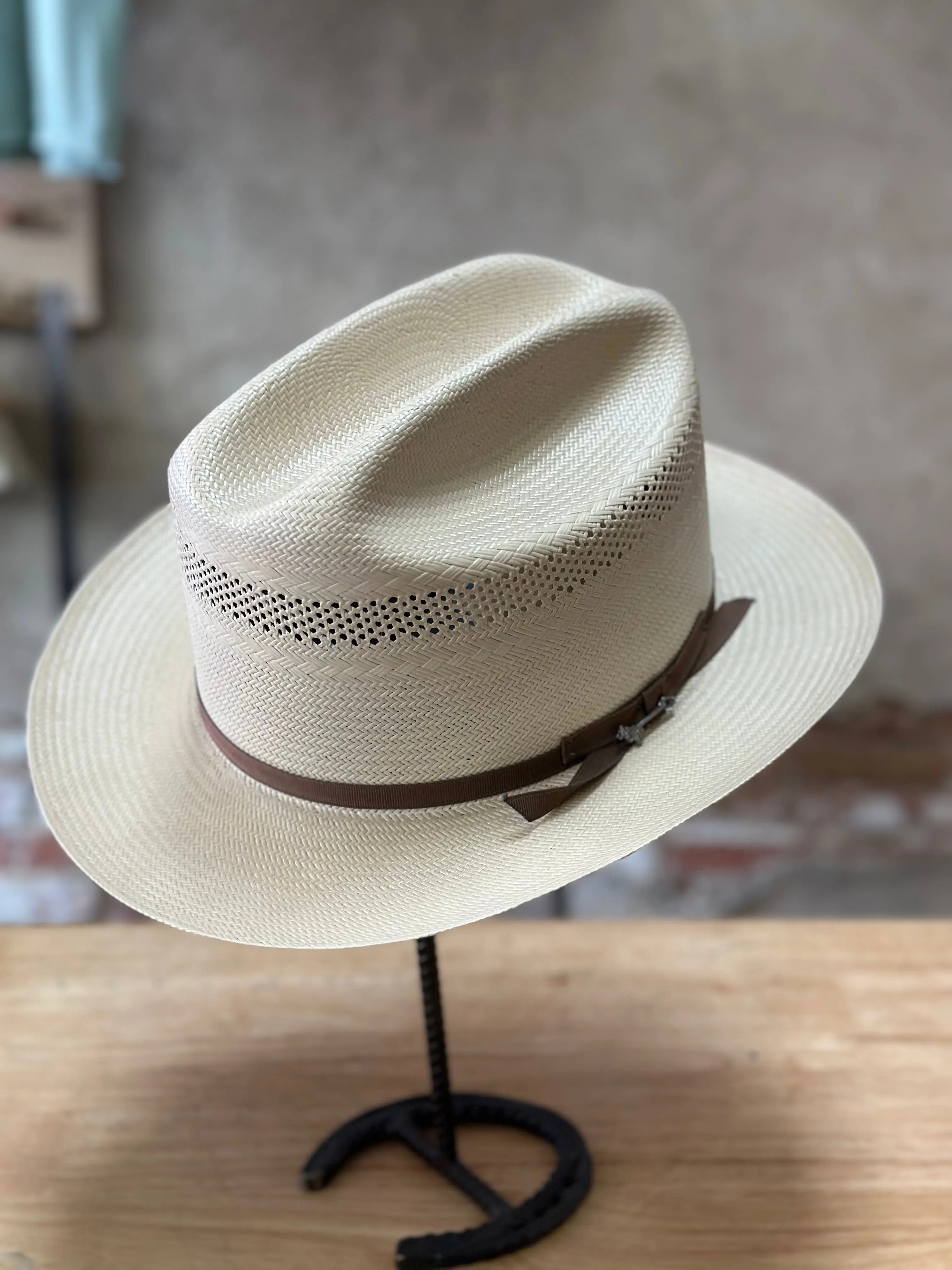 Stetson Open Road Vented Straw Hat Stetson Open Road Vented Straw Hat