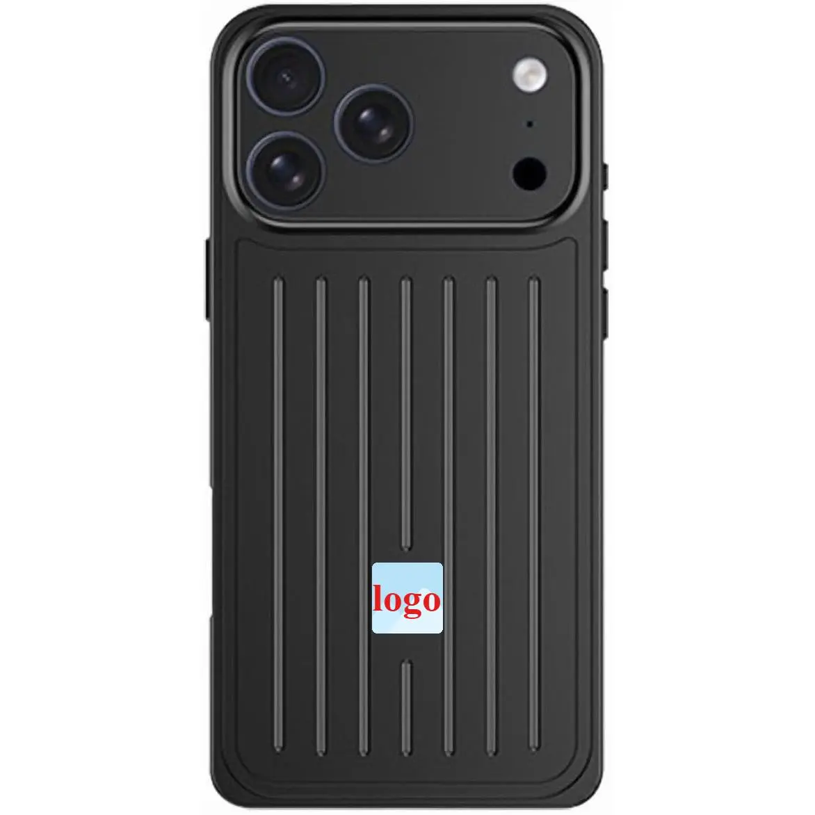 Aluminium Frame Cellphone rimowa Case - Metallic Side Latch, 4-Corner Shockproof Cushioning, Travel-Inspired Custom Accessory for iPhone 17 Pro Max/Air, 16, 15, 14/13/12 (Black, Handheld Compatibility)
