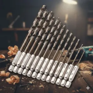 M35 Cobalt Steel Drill Bit Set: Industrial-Grade HSS-Co Twist Bits, Spiral Drill Bit, 1.5-6.5mm, 1/4" Hex Shank. High Hardness, Anti-Breakage for Stainless Steel, Aluminum, Metal. Compatible with Electric Drill, Professional Machining Tools Kit