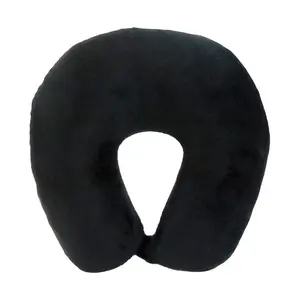 Protégé Microfiber Neck Pillow, Black