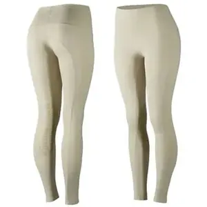 Women's Horze Light Brown Pull-On Riding Breeches