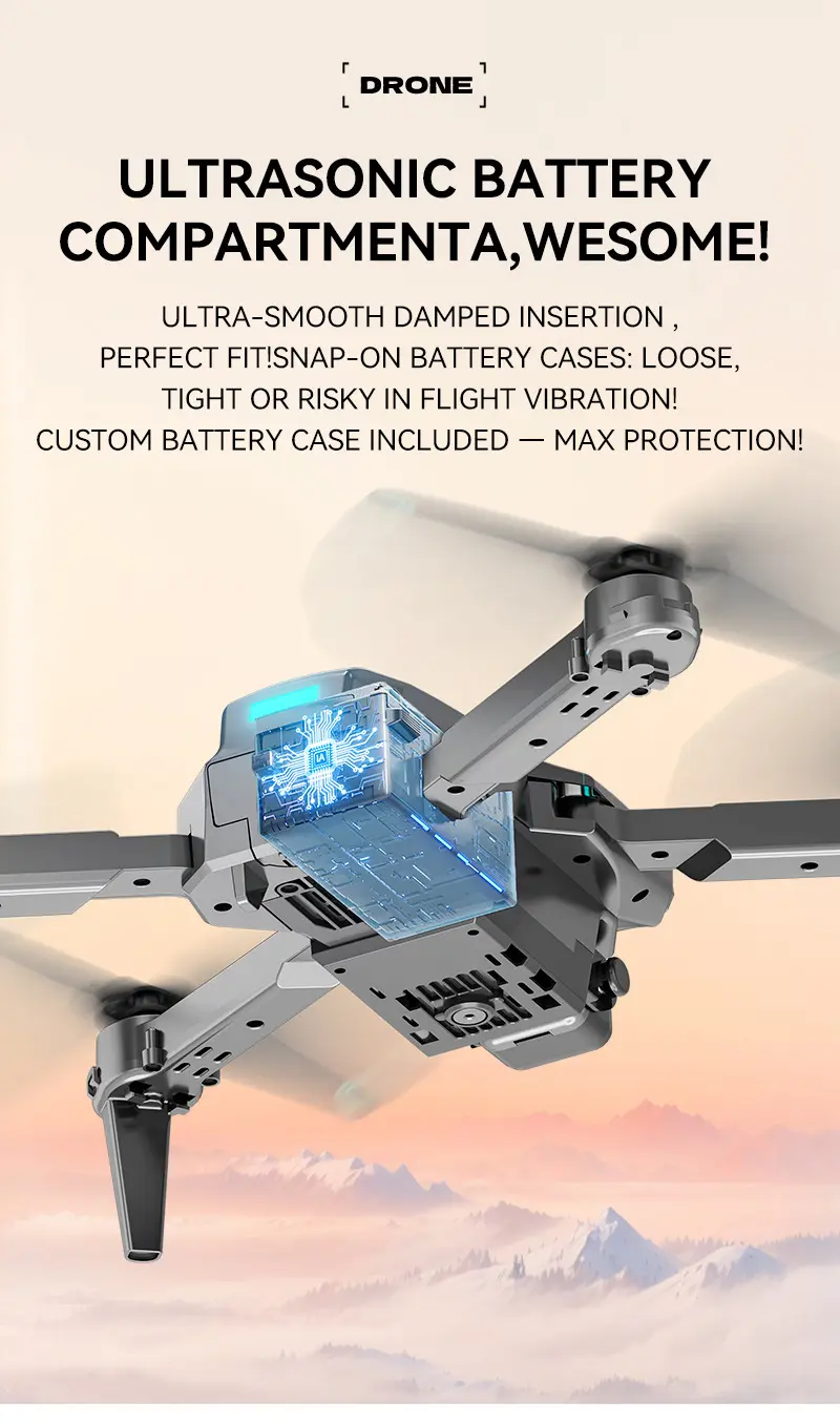TONGLI Remote Control Drone for Adults Portable Foldable Quadcopter No ...