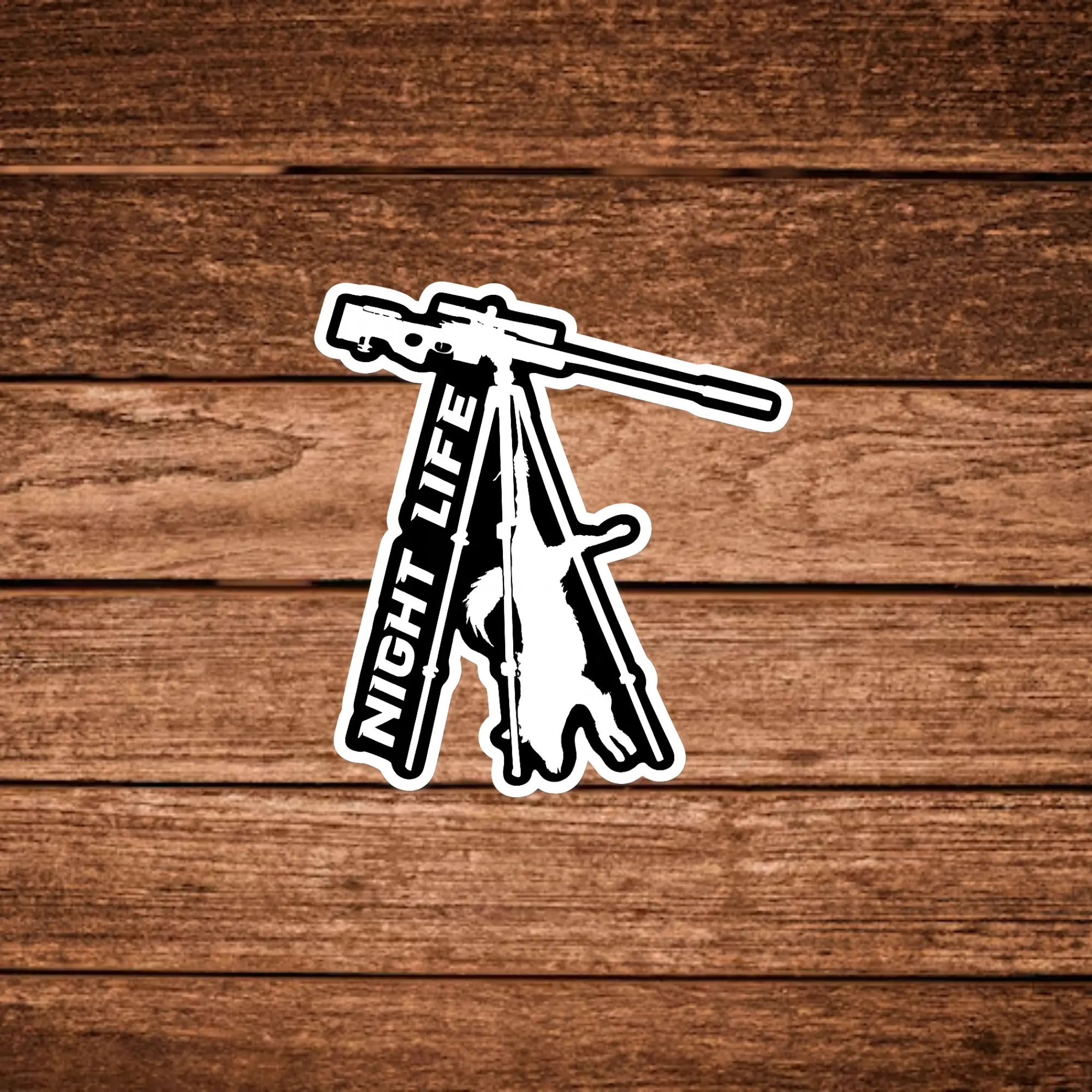 BIG Night Life Thermal Night Vision Predator Hunter sticker