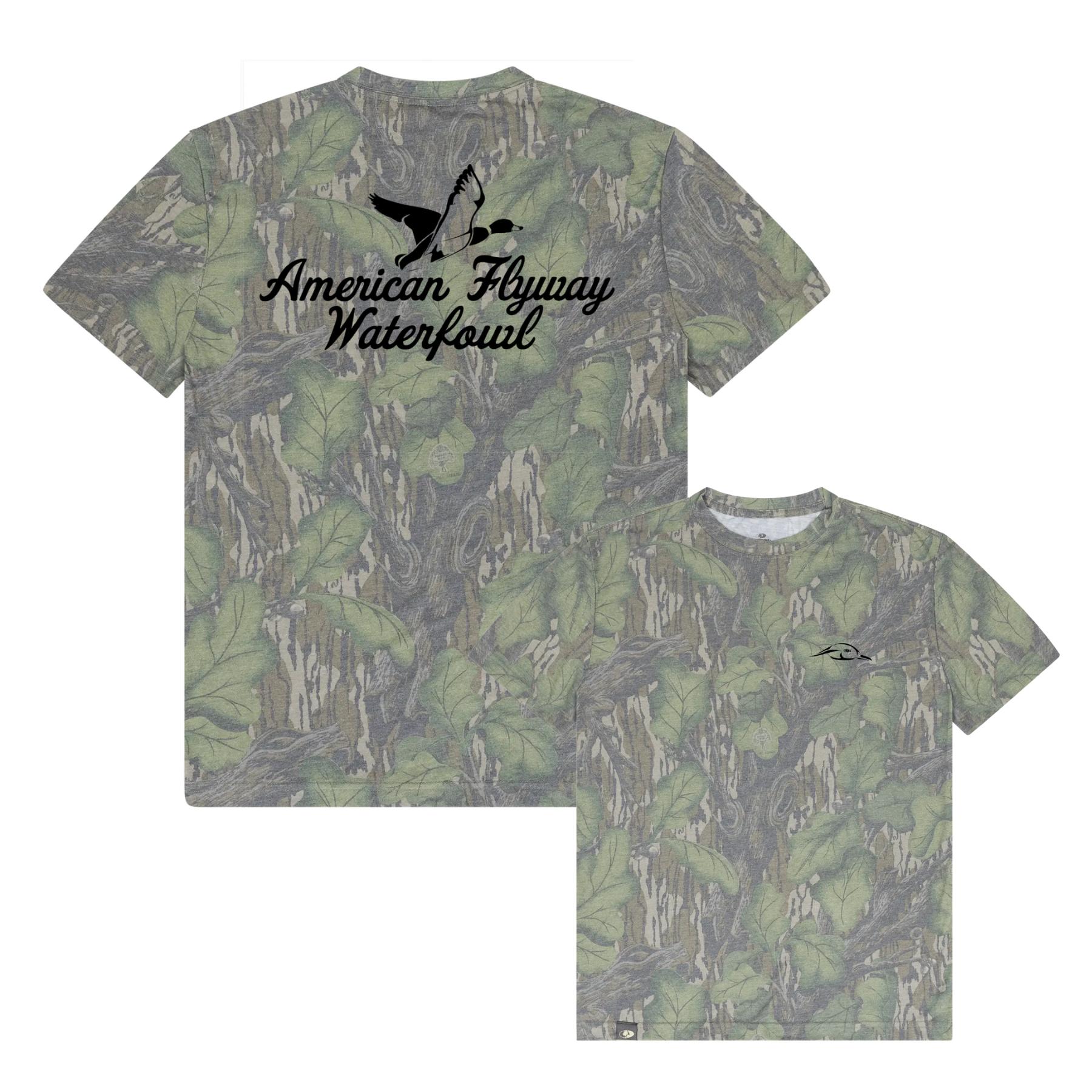 AFW Realtree Original Faded Out Tee – Premium Camo T-Shirt for Outdoor Adventures | Perfect for Hunting & Casual Wear