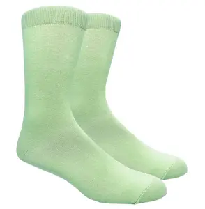 Solid Mint Green Dress Socks