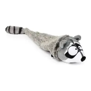 FuzzYard Run Along Raccoon Plush Dog Toy