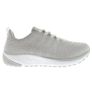 Propet Mens Tour Knit Lace Up Sneakers Shoes Casual - Grey