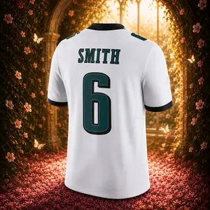 Men's Philadelphia Football DeVonta Smith #6 White Limited Jersey Game Day Fan Shirt Breathable Athletic Sports Apparel