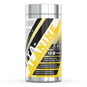 Amazing Muscle Beta-Alanine 2.25 Grams | 120 Capsules | Non-GMO | Gluten-Free | Made in USA