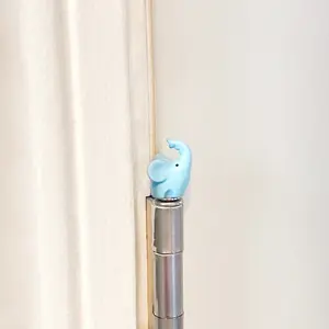 Hinge Head Elephant, Hinge Heads Decorative Topper, Mini Magnetic Figurine Door Decor, Whimsical Home Decor, Unique Gift, Gifts Under 10