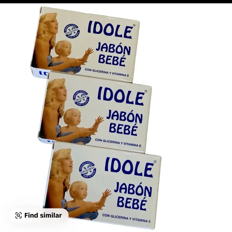 3 ps Idole Jabon  Bebe With  Glycerine And Vitamin E 2.65 oz. Skin Care