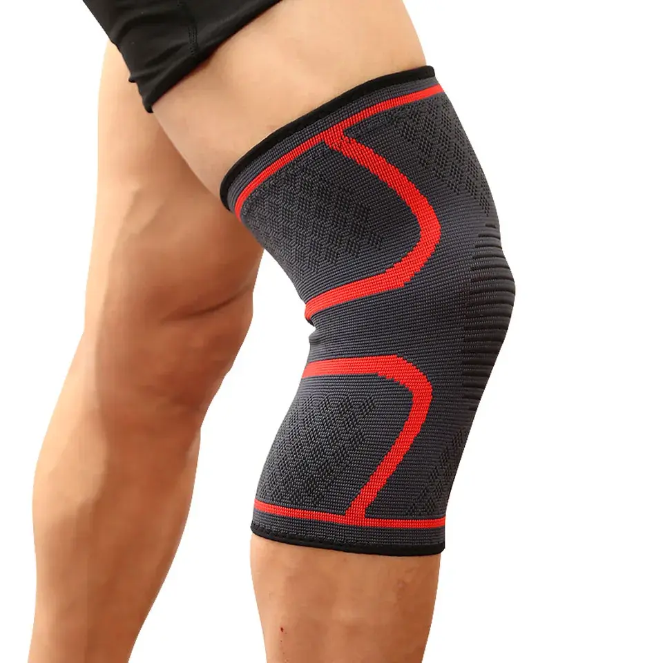 1PCS Fitness Running Cycling Knee Support Braces Elastic Nylon Sport Compression Knee Pad Sleeve for Basketball Volleyball loogdeel