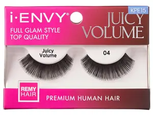 Kiss i ENVY 100% Human Eyelash Full Strip Juicy Volume 04, KPE15