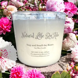 Rose Petal Soy Wax Candle