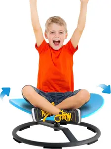 Spinning Chair for Autistic Kids, Sensory Swivel Spin Chair for Children with Autism, ADHD Sensory Sit and Spin Toys for Toddlers with Safe Spinny Motion
