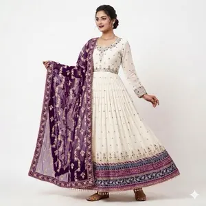 Indian Casual Outfit - Women's Dress with Yellow and Black Embroidery, Suitable for Various Occasions - Womenswear