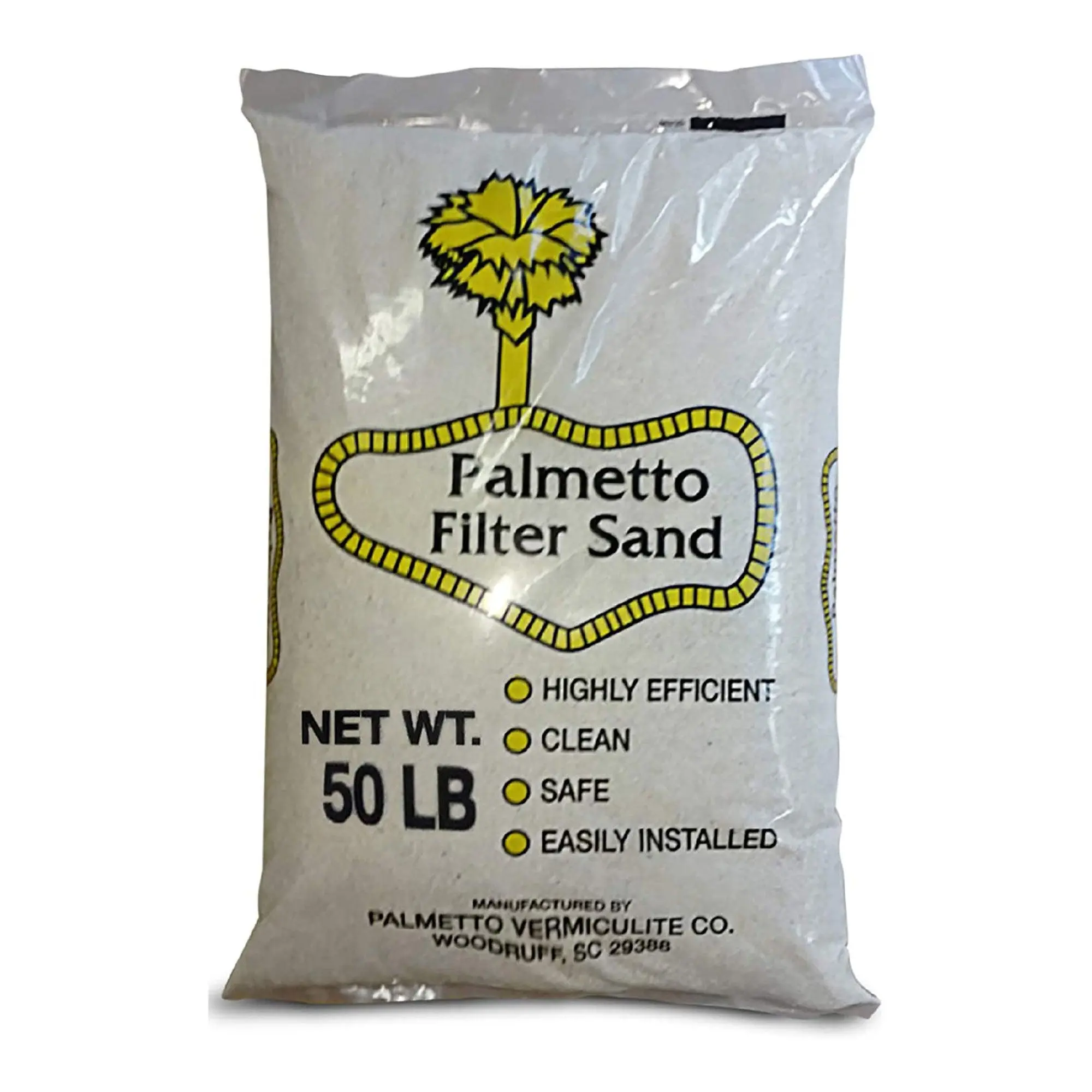 Palmetto Filter Sand for Residential and Commercial Pool Sand Filters, 50 Pound Palmetto Filter Sand for Residential and Commercial Pool Sand Filters, 50 Pound