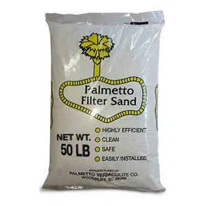 Palmetto Filter Sand for Residential and Commercial Pool Sand Filters, 50 Pound