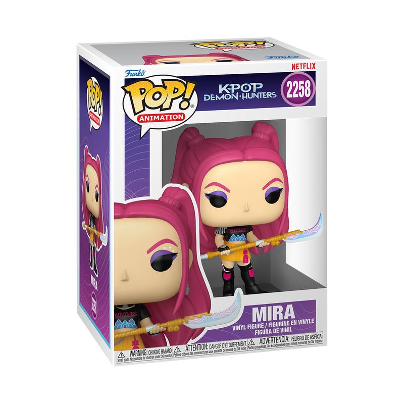Funko Pop! K-Pop Demon Hunters – Zoey #2256, Rumi #2257, Mira #2258 (Girl Trio Set)