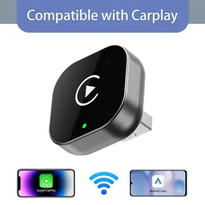 2026 Wireless CarPlay Adapter for iPhone/Android - Fast Connection, No Delay, Hands-Free Calling. Mini USB Car Design. Apple CarPlay Plug & Play, Easy to Use. Carplay Dongle Connectivity