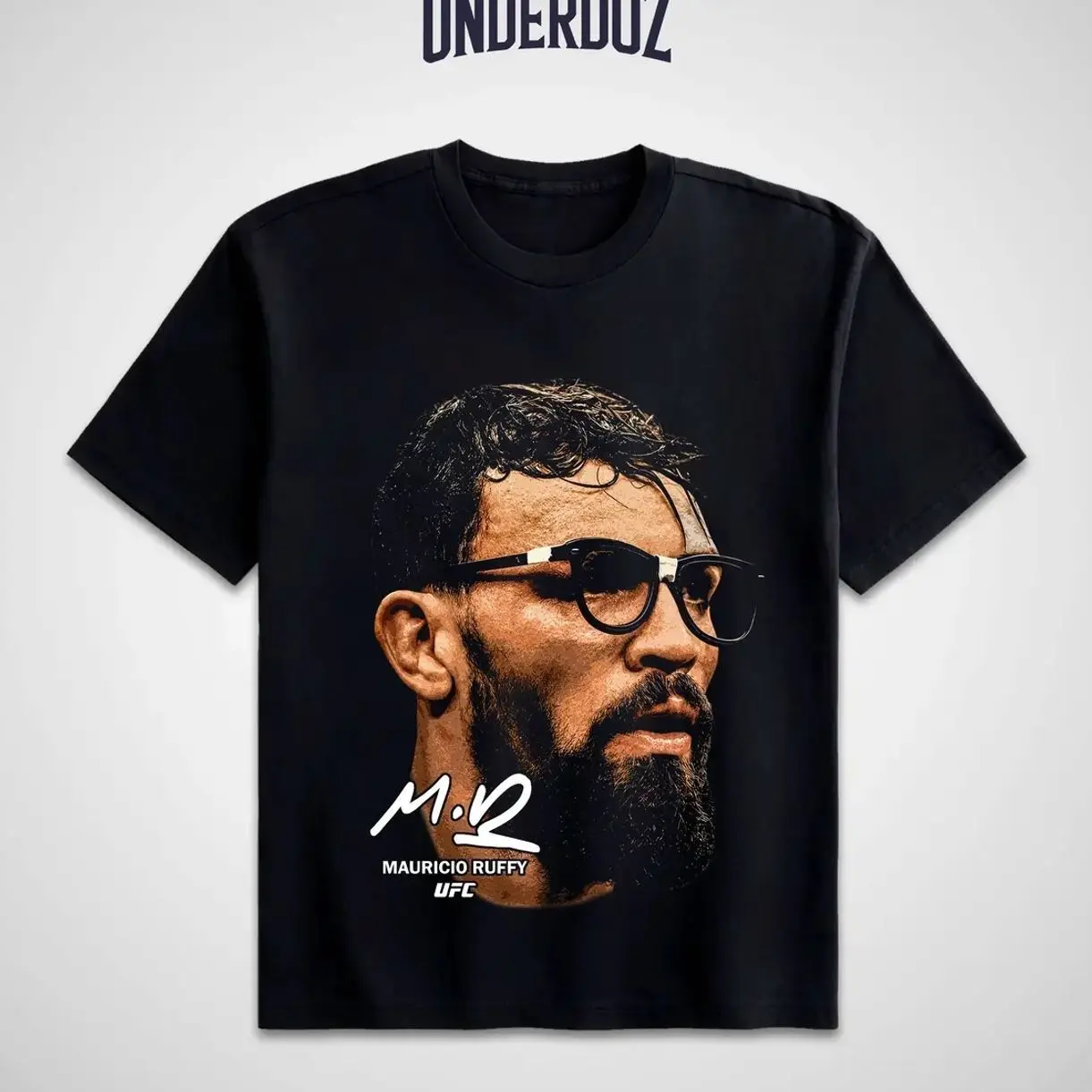 UFC Mauricio Ruffy T-Shirt, Mauricio Ruffy MMA Fan Tee, UFC Soft Cotton Round Neck Unisex Streetwear Clothes, UFC MMA Vintage Casual Sweatshirts Crewneck Top for Champions LOO