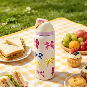 Owala FreeSip 32 oz Insulated Vacuum Tumbler with Large Lid - Portable, New, for Camping, Travel - Kitchenware Drinkware Vacuum Flask, Birthday Gift Option