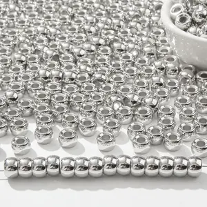 900 count  Pony Beads 6 * 9mm Large Plastic Bead for Hair Braiding,Pony Beads Bulk for Bracelets Making ()