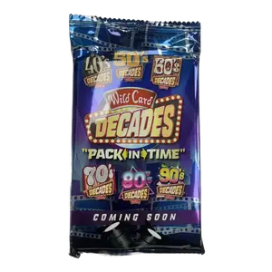 2024 Wild Card Decades "Pack in Time" National NCSS Coming Soon Preview Pack - Individually Foiled, Autographs Numbered 1/1, for Collectors (1 Unit)