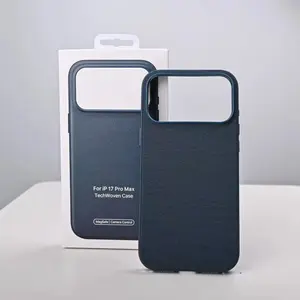 New Luxury Technology Woven Anti-scratch Case For iPhone 17 Pro Max 17 Pro For Magsafe Magnetic Wireless Charging Cover with box