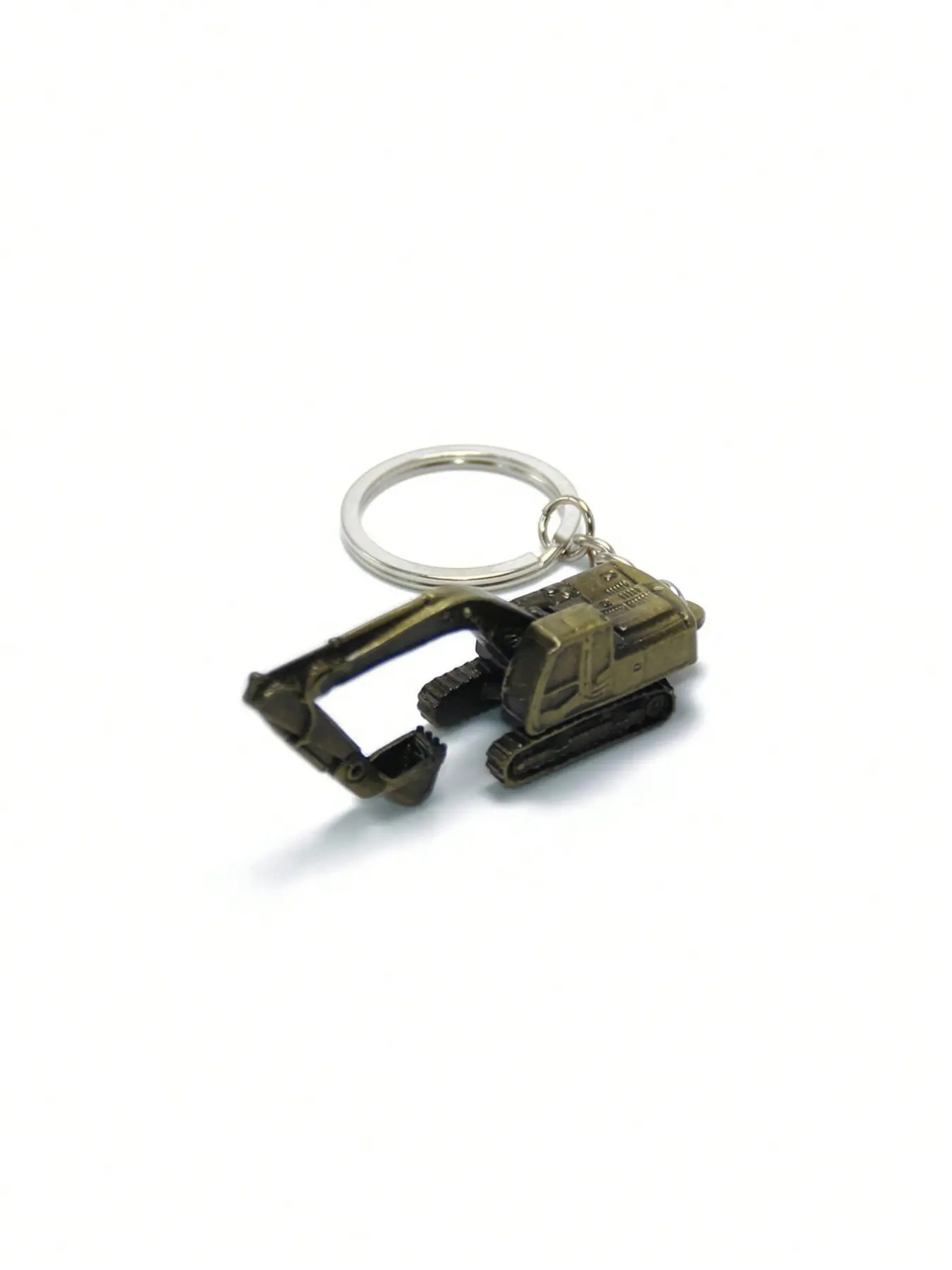 3D Excavator Keychain, Car Bag Accessory, Creative Keychain, Fashionable Gift, Fun Present for Family Friends, Couple Gift