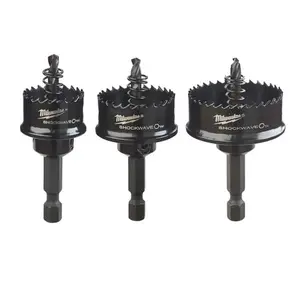 Milwaukee 49-22-4800 3pc Shockwave Hole Saw Kit