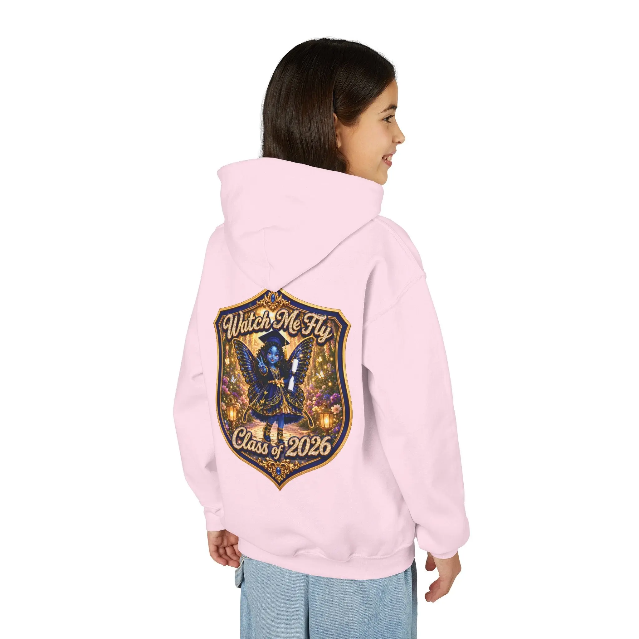 Little Aurelia Unisex  Youth Hoodie — Watch Me Fly