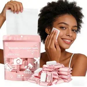 Disposable Compressed Face Towel, 30pcs/set Portable Compressed Towel Tablet, for Travel, Camping, Hiking, Sport, Beauty, Home Hand Wipes, Outdoor Activities