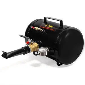 XtremepowerUS 5 Gallon Air Tire Bead Seater Blaster Tool 2.5 MM Carbon Steel Durable Portable with Air Gauge for Heavy Duty Vehicles 85-116 PSI