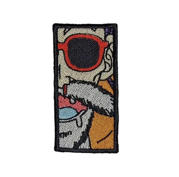 Wise Dojo Sensei Embroidered Patch – Anime Inspired Martial Arts Mentor Iron-On Badge