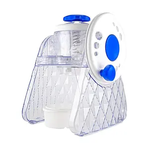 PEARL LIFE Japanese Ice Shaver - Manual Hand Crank Snow Cone Maker for Home Use, Arctic Bear Design, No Electricity Required
