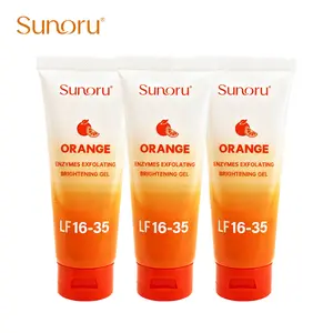 Orange Enzyme Exfoliating Gel | Gently Remove Dead Skin Cells for Instant Glow | Brightening & Smoothing Peeling Gel | Mild Formula for Radiant Skin