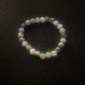 Moss agate bracelet