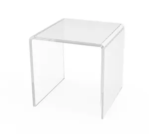 FixtureDisplays® Clear Acrylic Riser: 3"W x 3"D x 3"H, 1/8" Thick 20042