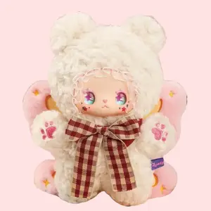 LOVELY EMMA Punk Era Bear Series Blind Box, Cute Collectible Fluffy Toys for Gifts
