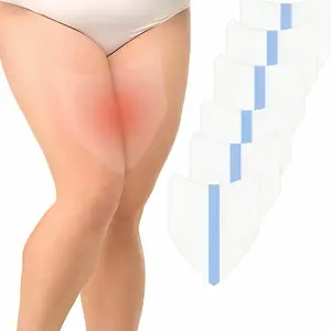 21pcs Invisible Anti-Chafing Thigh Bands, Transparent Protective Pads, Comfortable for Women's Inner Thighs and Calves, Anti-Friction Pads