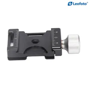 Leofoto DC-38Q 38mm Screw-Knob Clamp W/ BPL-50N Plate /W Strap Slot