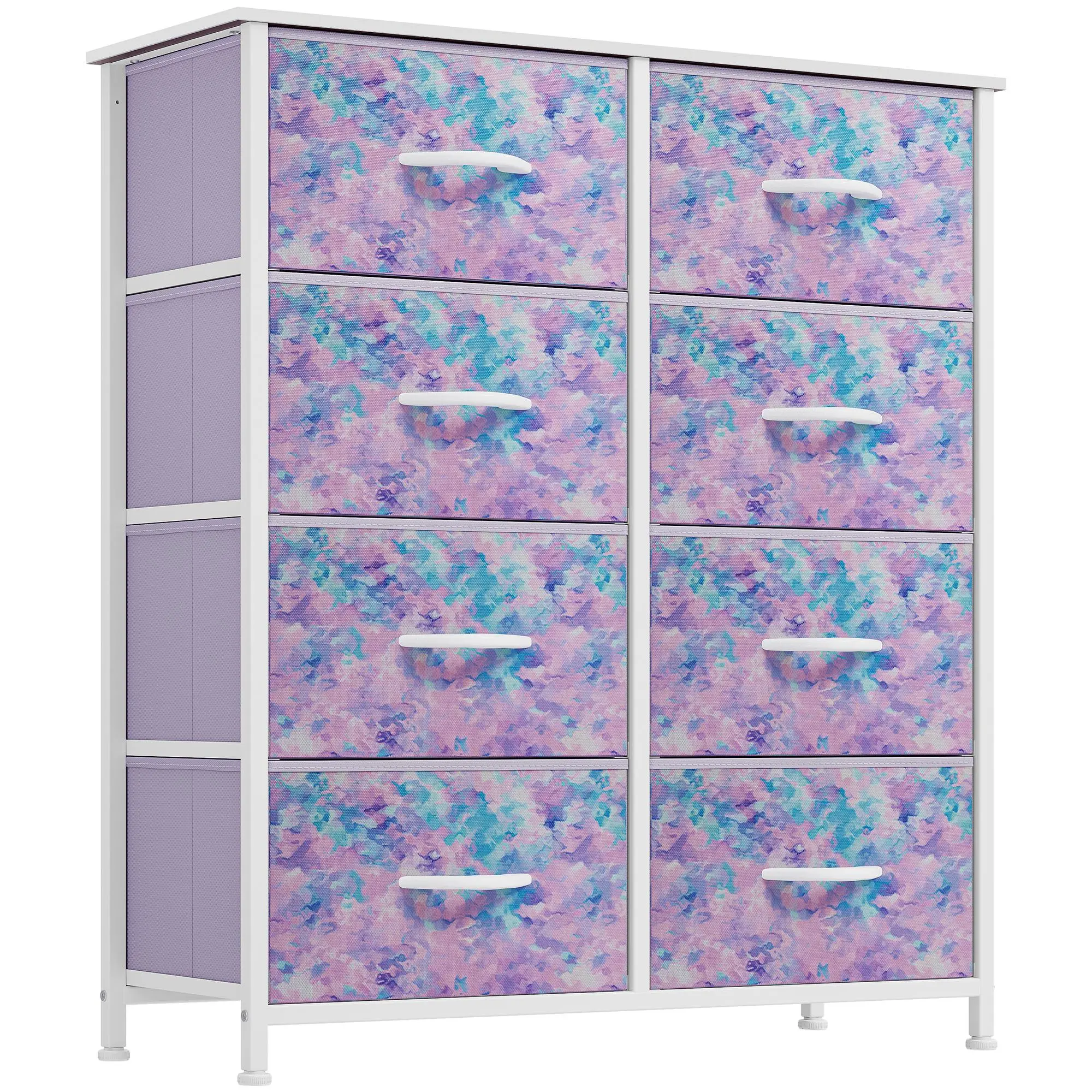 8 Drawers- Tie-dye Purple