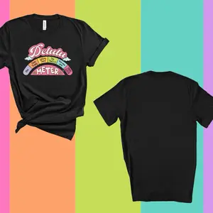 Lucky Confetti | Delulu Meter T-Shirt  | Funny Viral Graphic Tee | Y2K Aesthetic Shirt